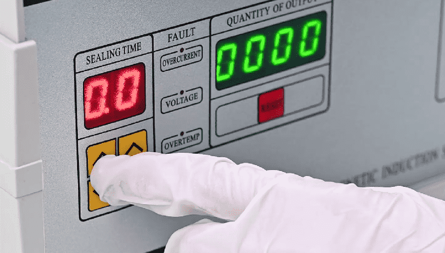 manual induction sealer step2